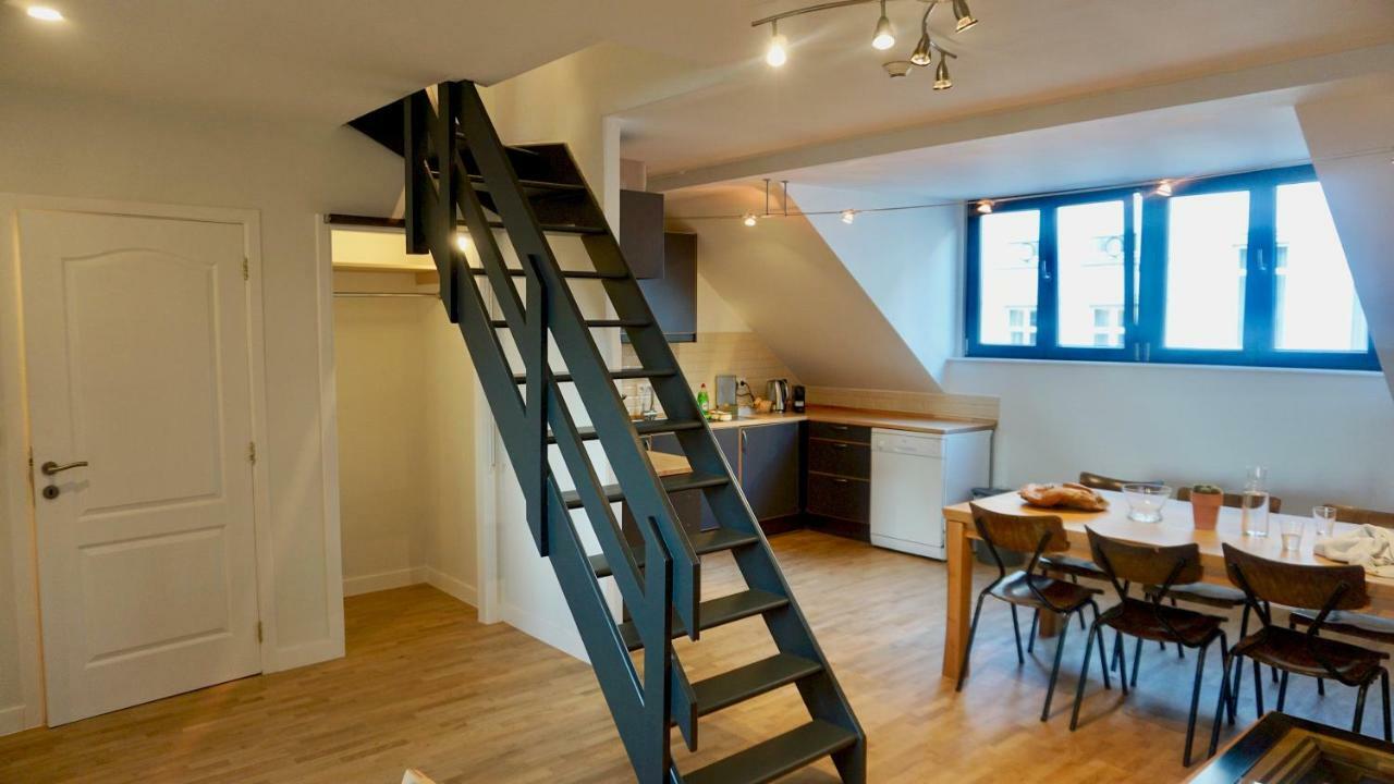 Unit 8 - Charming Loft Apt. Near Avenue Louise Free Parking Brussels Exterior photo